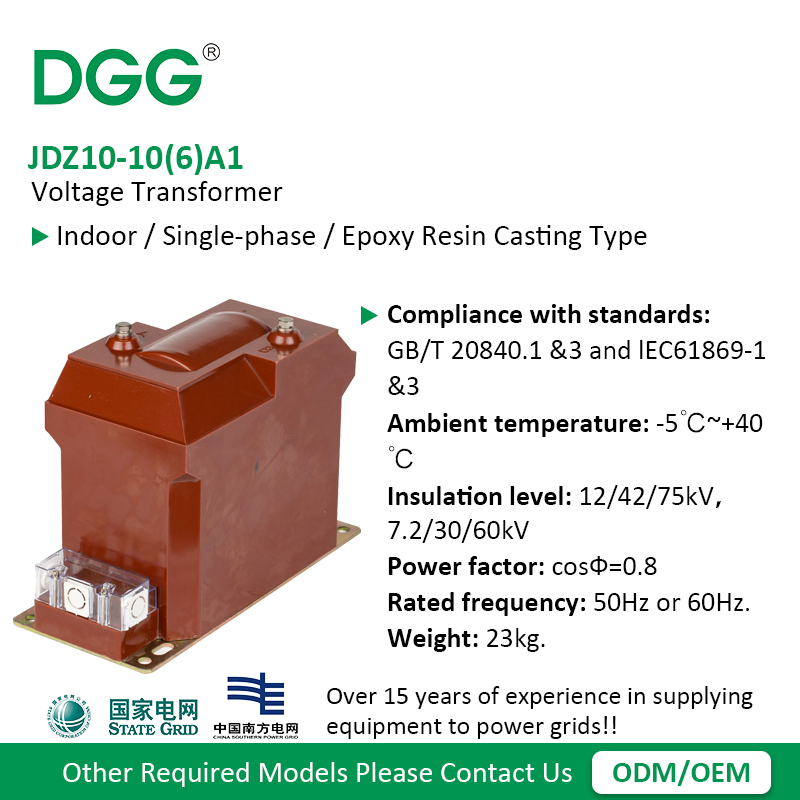 Dgg Power Grid Medium/High Voltage CT Vt PT Current Substation Instrument Transformer
