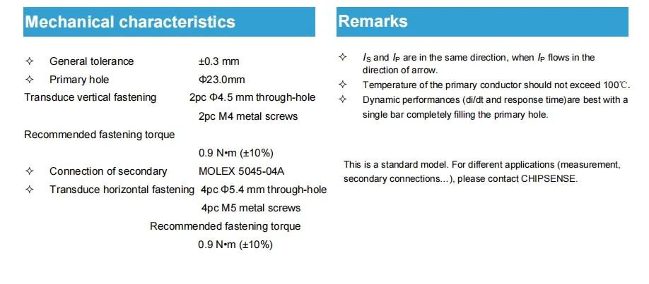 Current Transducer Series