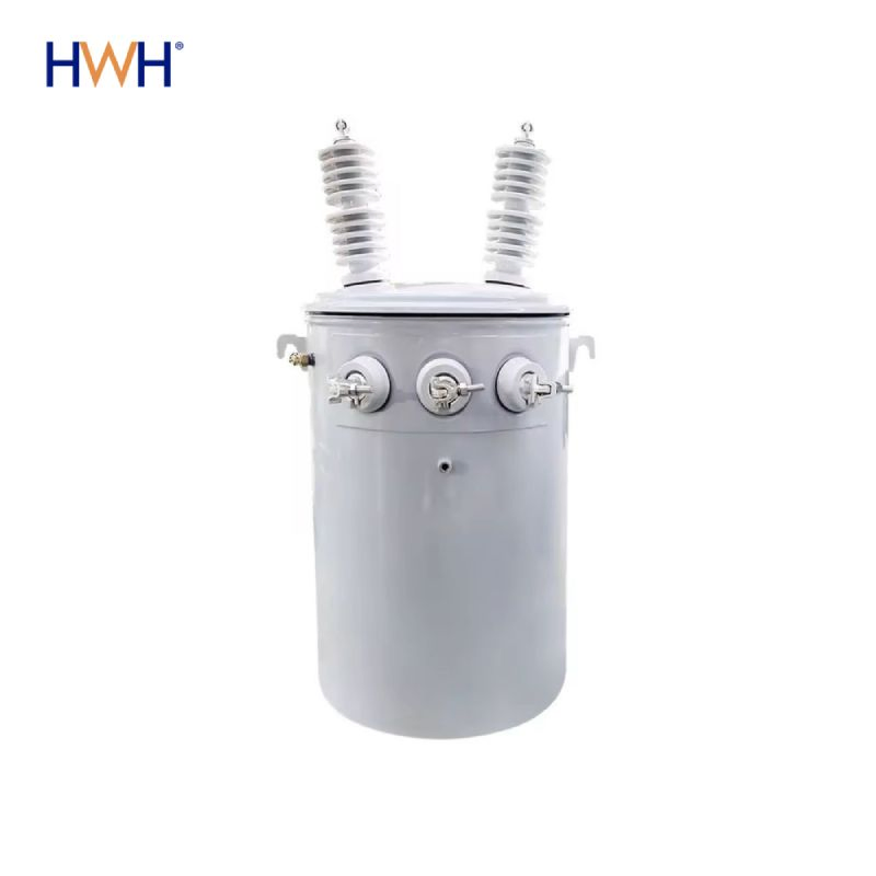 Huawan Single Phase Pole Mounted Oil Immersed Transformer 10kVA/25kVA/37.5kVA/75kVA