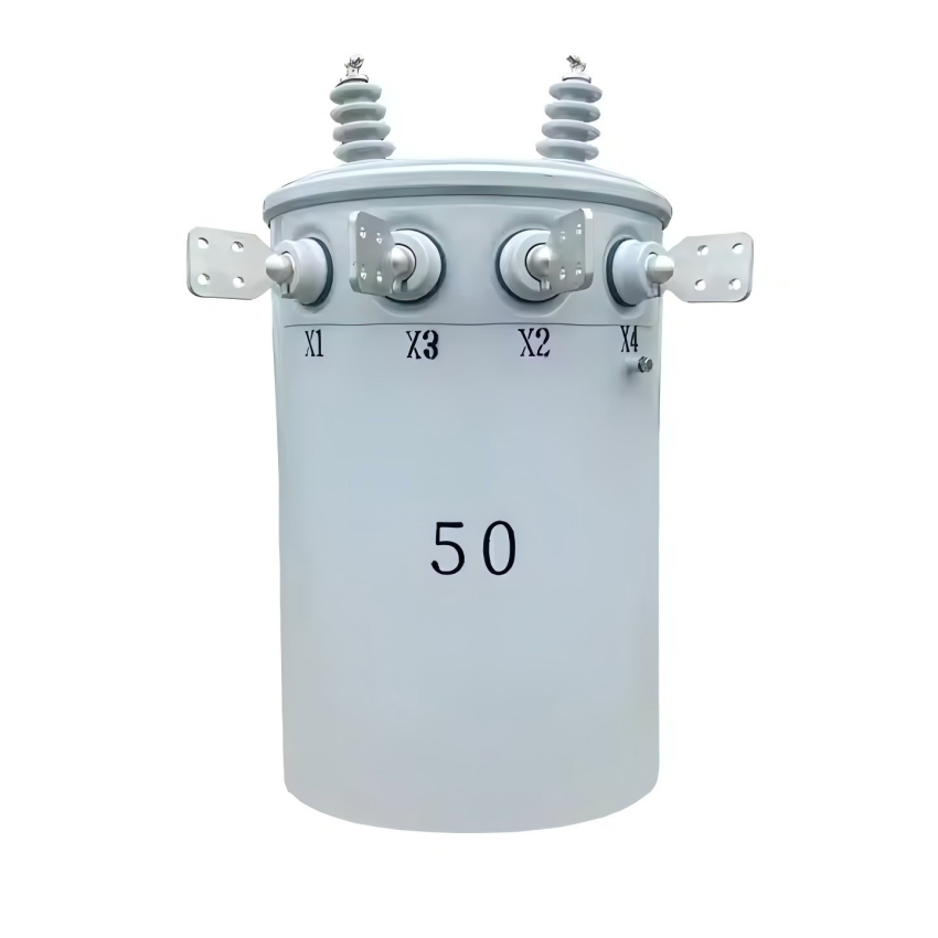Oil Immersed Single Phase Pole Mounted Transformer with UL Distribution Transformer Tank