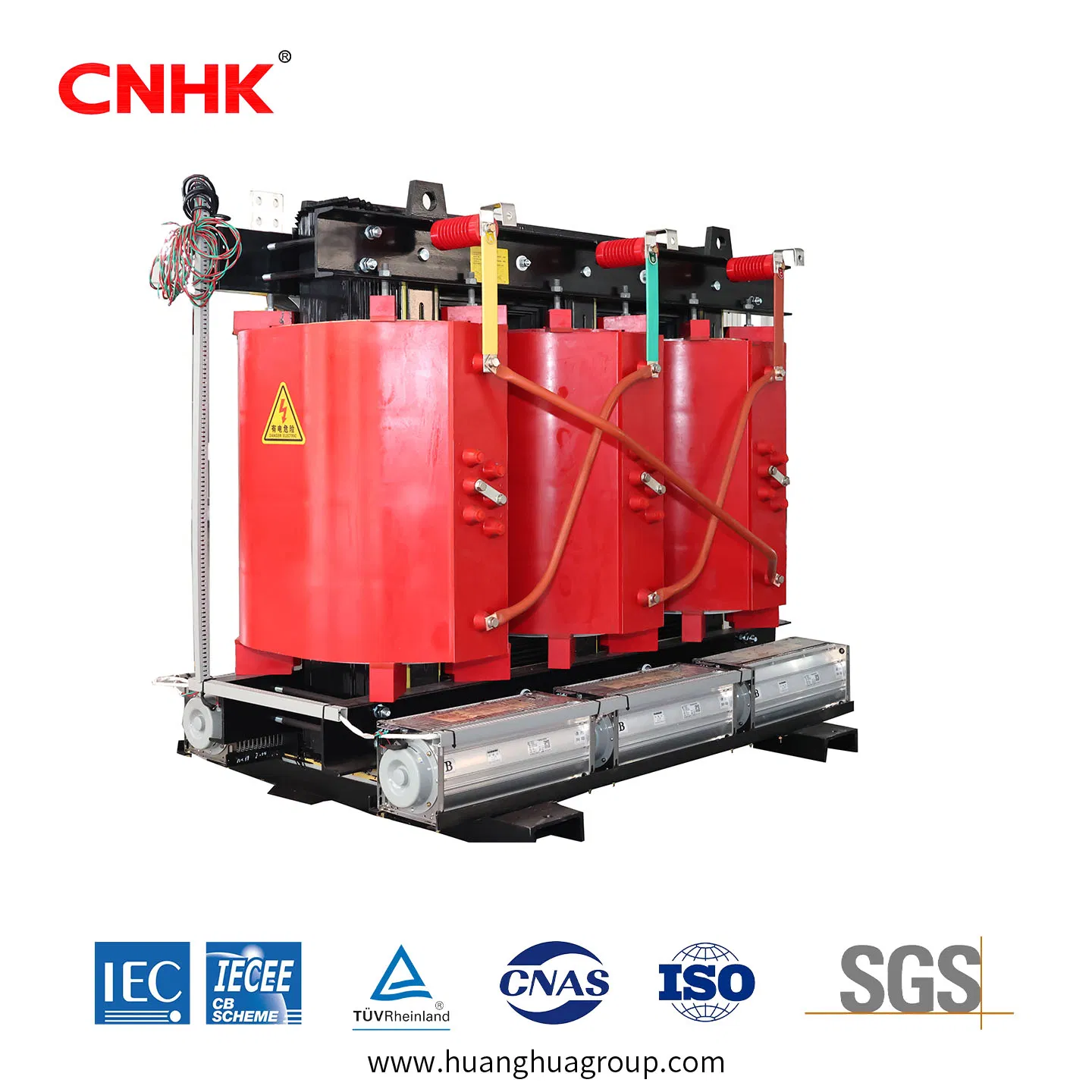 Three Phase 100kVA ~2500kVA Cast Resin Power Dry Type Electrical Power Distribution Transformer