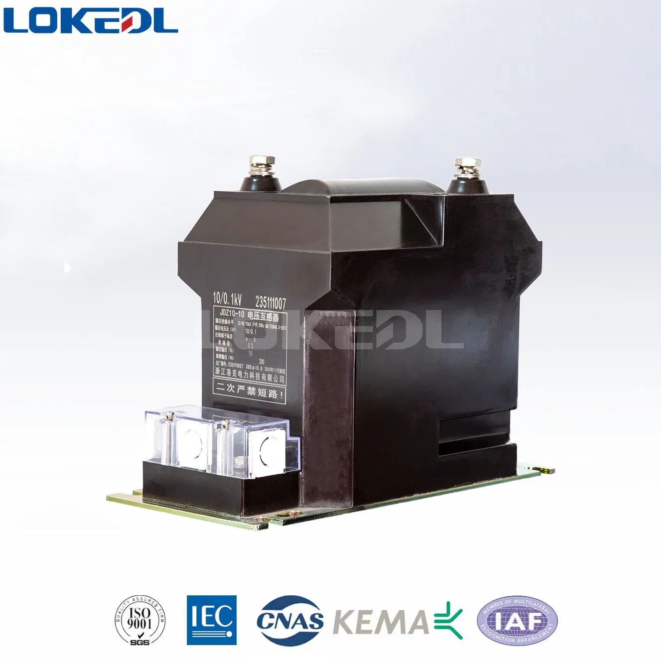 PT Ratio 11000/110V, 50va, Potential Transformer (PT) /Voltage Transformer (VT) Accuracy Class 0.5, 10kv Indoor Voltage Measuring Instrument Jdz10-10