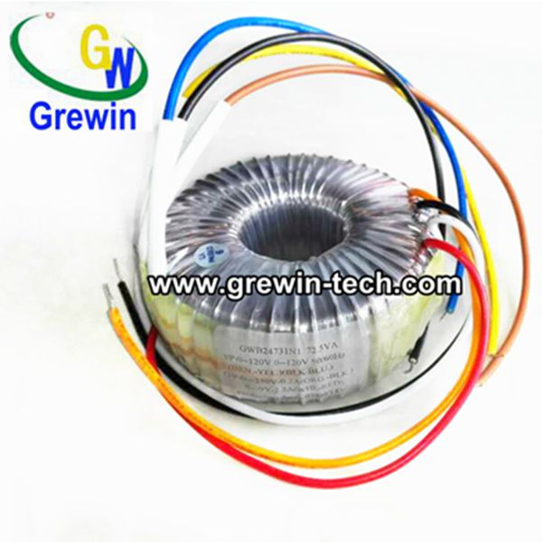 Tianjin Grewin High Effiiency Versatile 110va 125va 350va 850va Toroidal Transformer with ISO9001: 2015 IEC CB Approvals