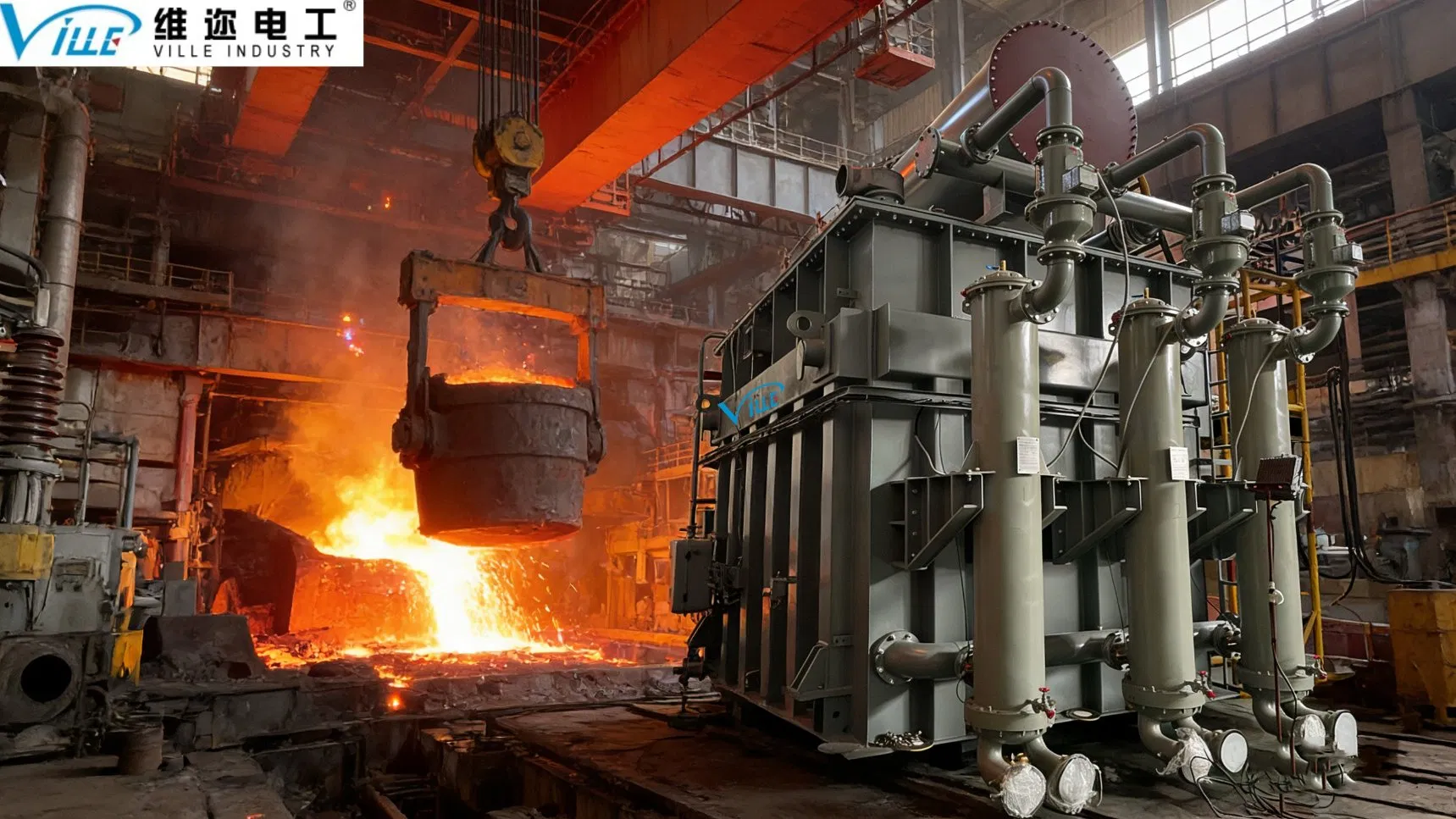 168mva 35kv Electric Arc Furnace Transformer for Steel Industry