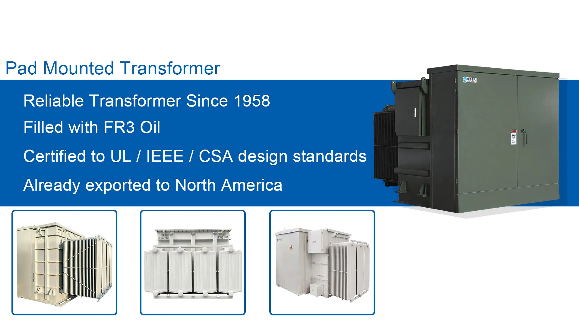 Three Phase Pad Mounted Transformer