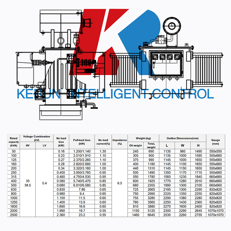 220kv 18kv 21kv 3150kVA 5000kVA Liquid-Filled 3 Phase Step up Power Transformer