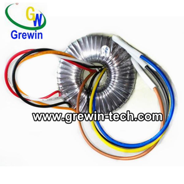 Tianjin Grewin High Effiiency Versatile 110va 125va 350va 850va Toroidal Transformer with ISO9001: 2015 IEC CB Approvals