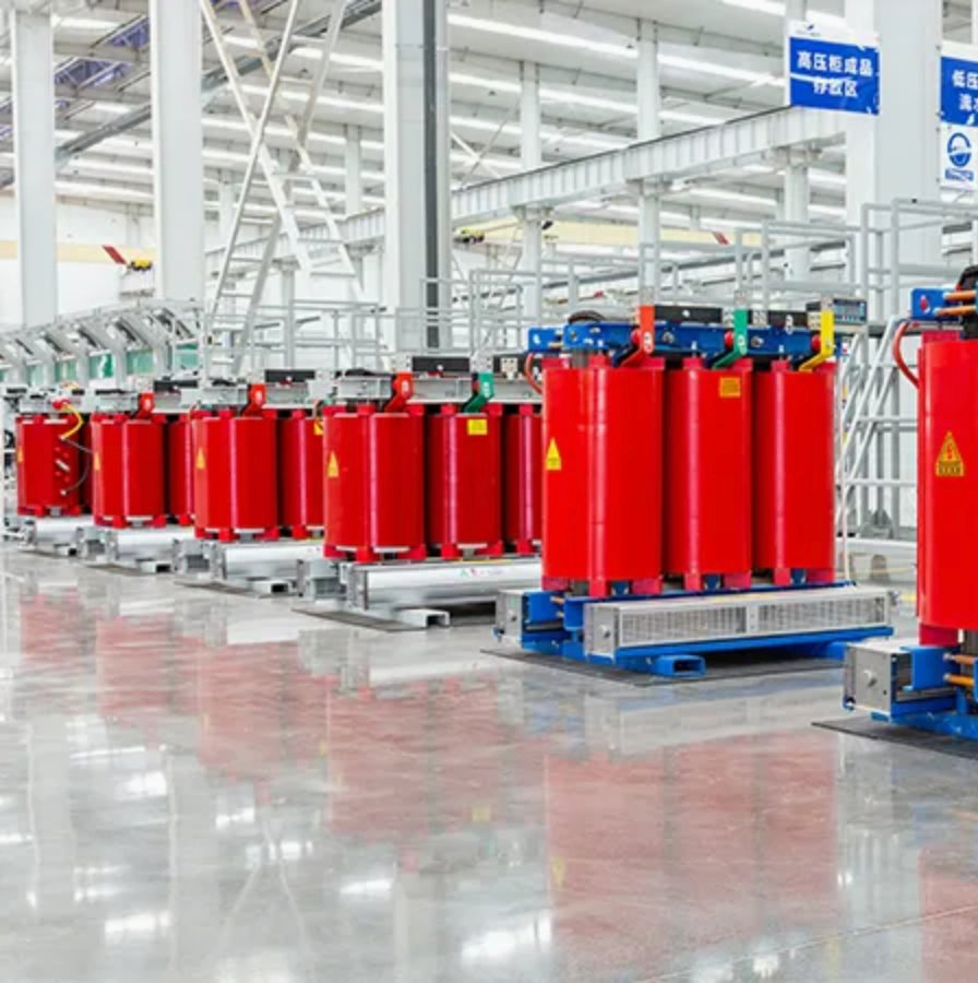 Standard 50 80 100 160 200 350 400 kVA 10kv 11kv 0.4kv Three Phase 3 Cast Resin Dry Type Step-Down Power Distribution Transformer