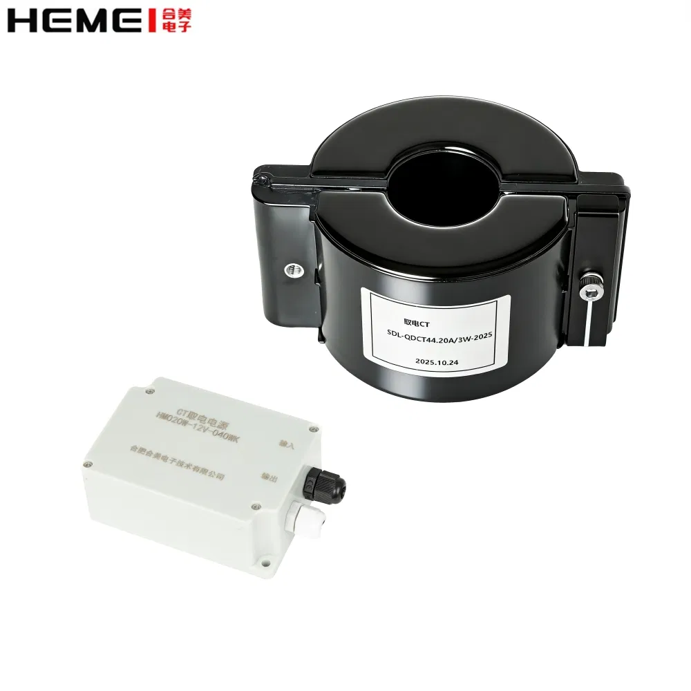 Split Core CT Silicon Steel Core Current Transformer Power Harvesting Device