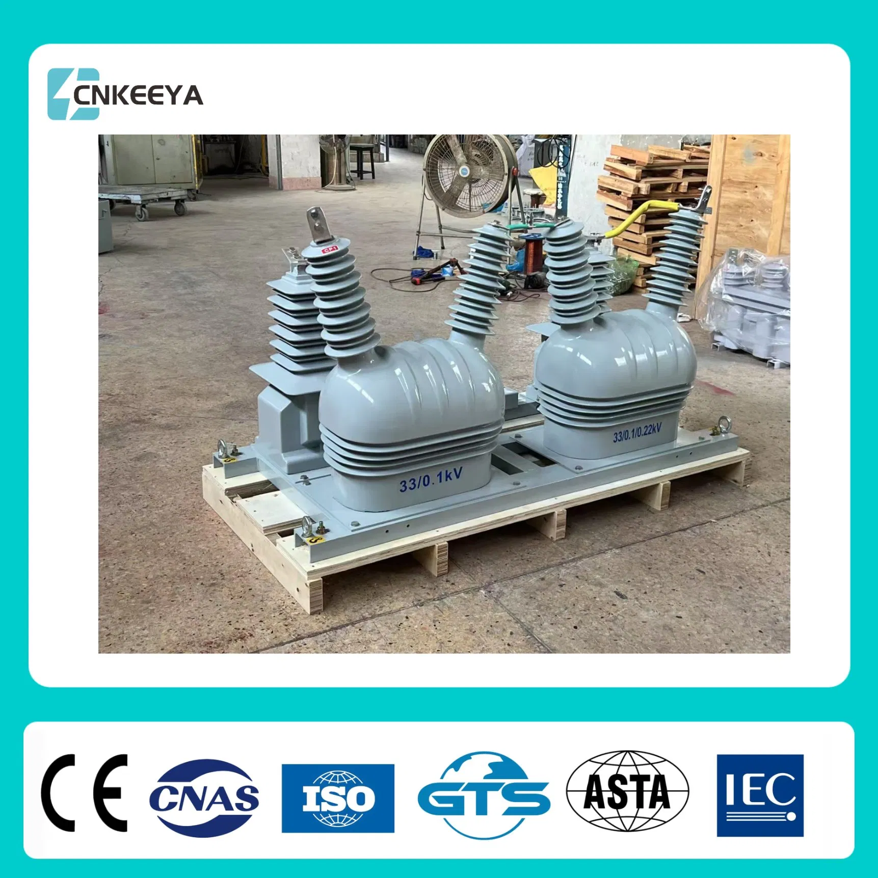 Cnkeeya Jlszv 35kv Outdoor Three-Phase Three-Wire High-Voltage Metering Box Dry-Type Wide-Load Combined Transformer