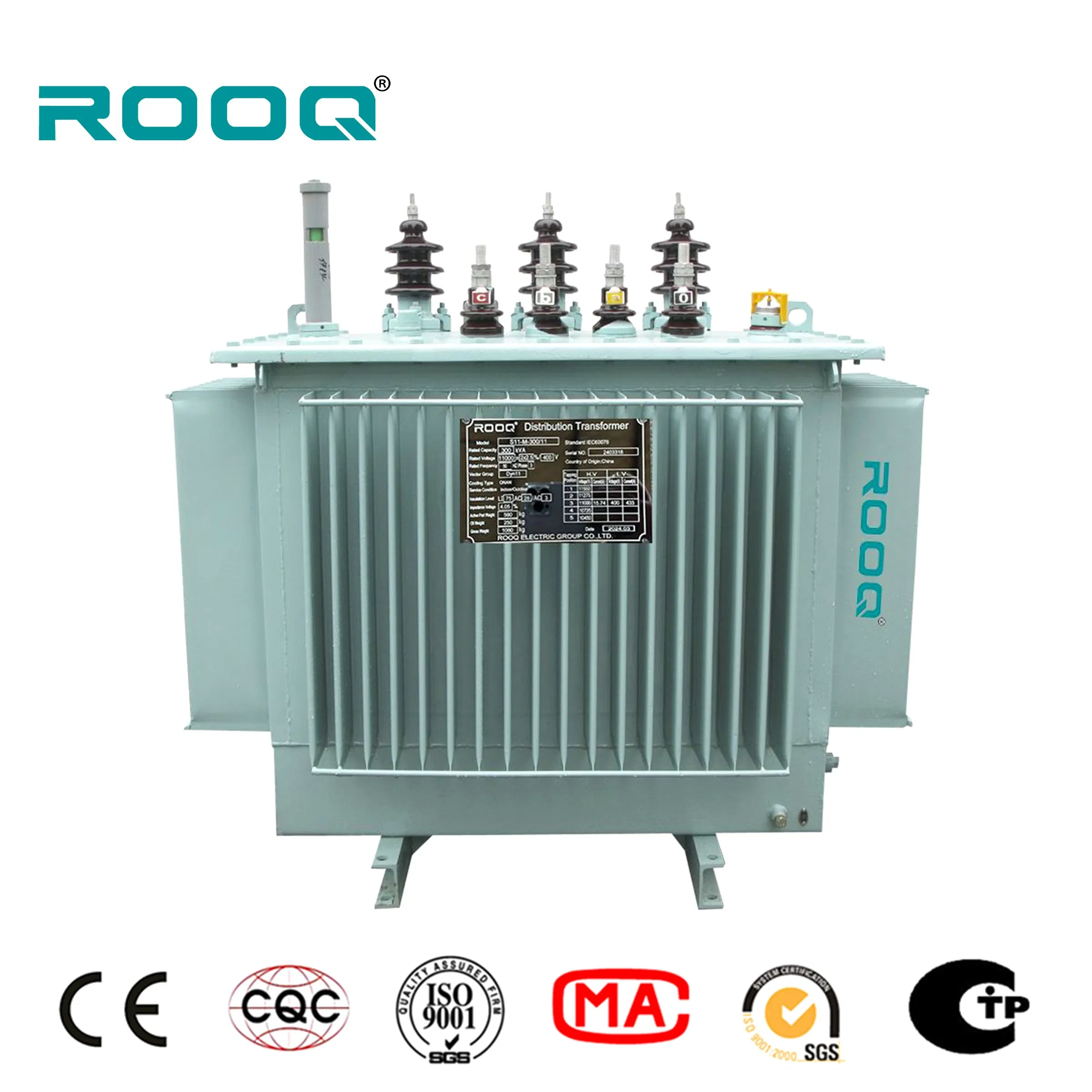 Distribution and Electrical Transformer Three Phase Oil-Immersed Transformer Fully Sealed Laminated Core Transformer 400kVA 10kv