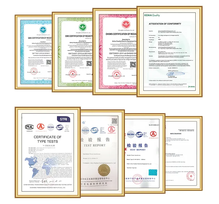 Certifications