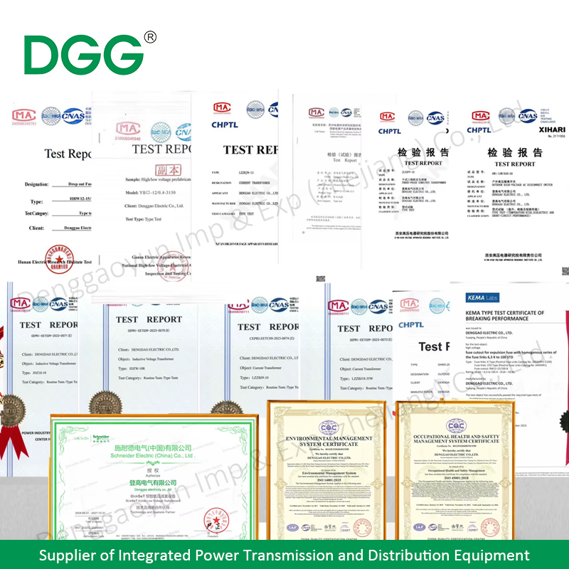 Dgg Power Grid Medium/High Voltage CT Vt PT Current Substation Instrument Transformer