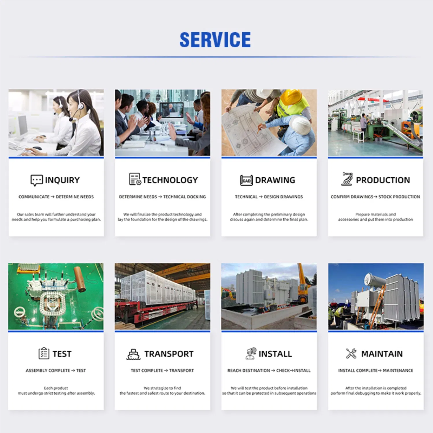 Industrial Electricity 220kv 6.3kv 10mva 20mva 30mva Oil-Immersed 3 Phase Power Transformers