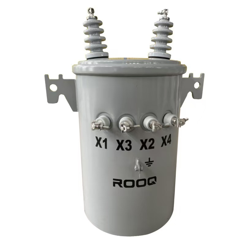 Yuanchen IEC60076 Best Price Good Quality 10kVA-250kVA 13.2kv/7.62kv Pole Mounted Single Phase Cylindrical Oil Transformer with Copper Winding
