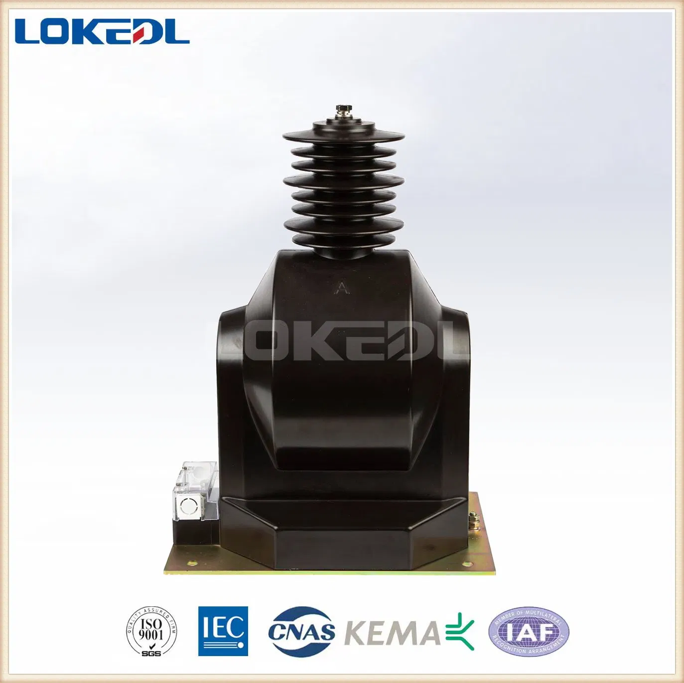 High Voltage Indoor 33/35kv Single Phase 35/√ 3: 0.1/√ 3: 0.1/√ 3: 0.1/3kv, 0.2/0.5/3 (6) P, 15/15/100va Instrument Potential Transformer