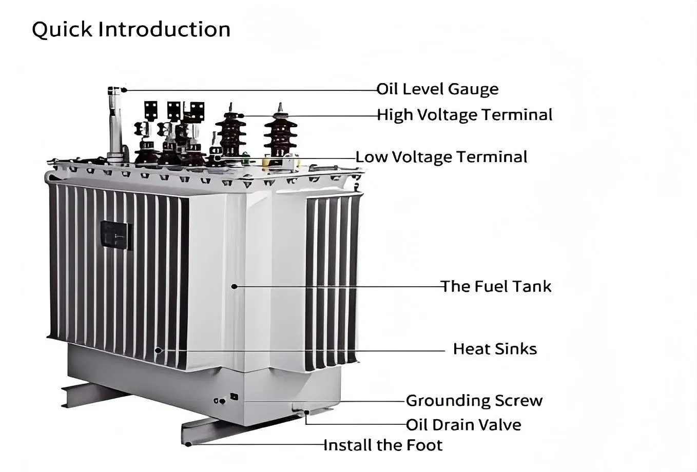S11-M-100 3 Phase Bolt-Locked Multi-Terrain Usage Oil-Immersed Distribution Transformer