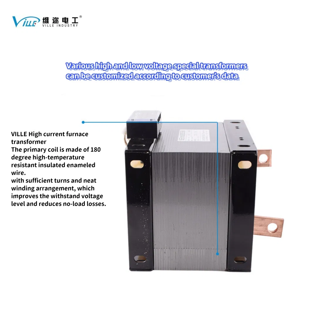 Silicon Molybdenum Rod Heating Transformer Dry Electric Furnace Transformer, 6kVA-3150kVA Voltage Customization