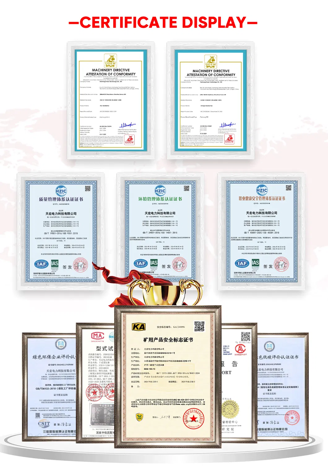 Product Certificate