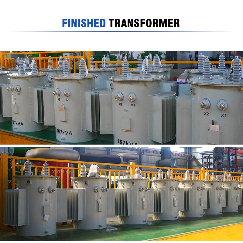 13.8kv 480V 10kVA 25kVA 37.5kVA Aluminum Winding Pole Mounted Transformer