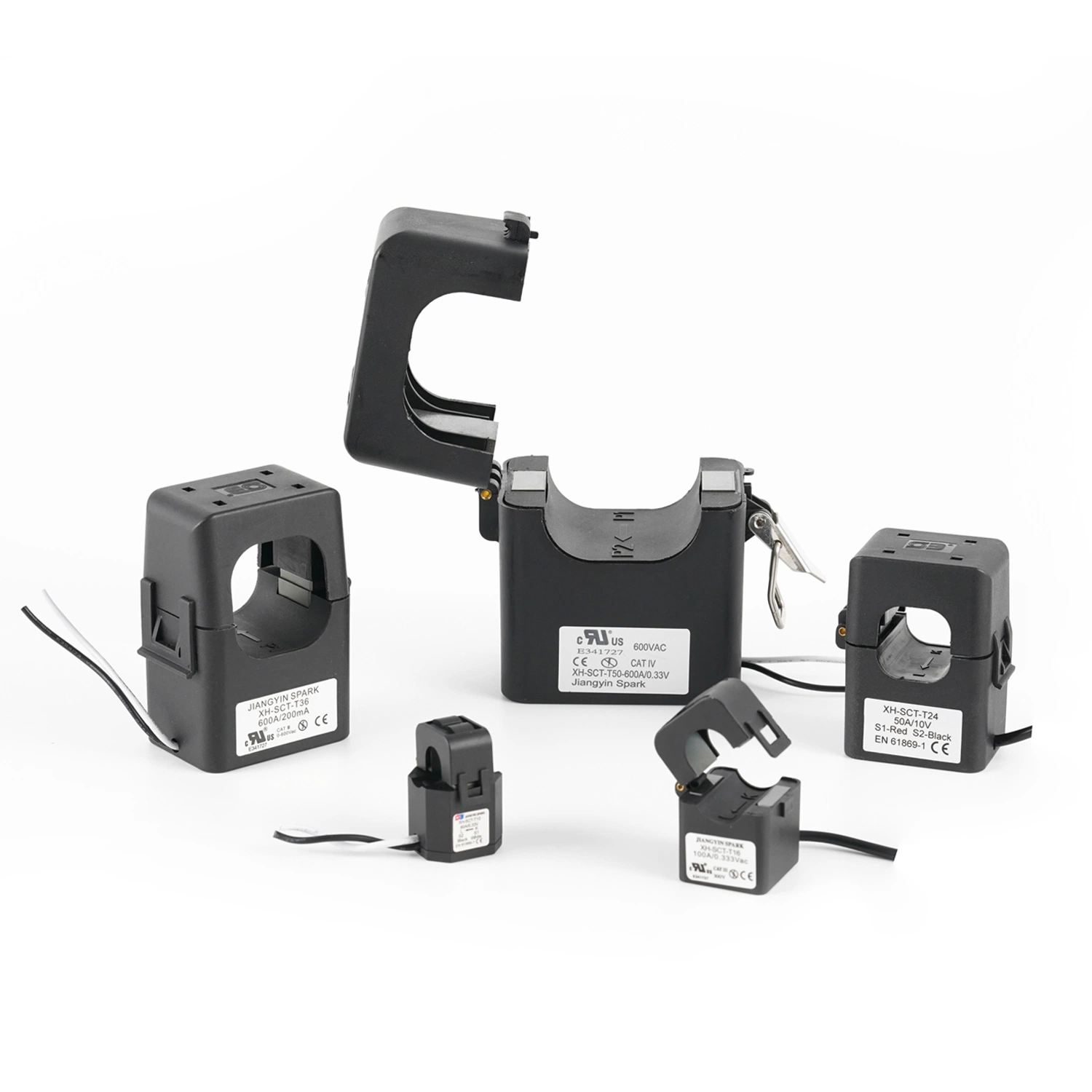 UL CT Manufacturer Xh-Sct-T10/T16/T24/T36/T50 0.333V Output 10A-5000A Instrument Transformer Split Core CT Current Transformer