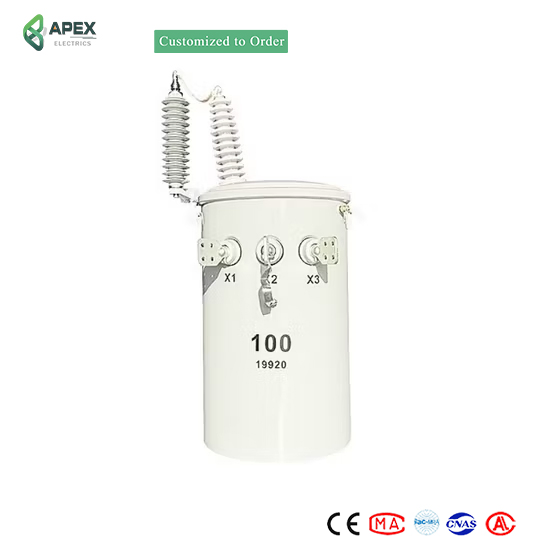 10kv 11kv 12kv 50kVA 100kVA 200kVA Pole Mounted Transformer Best Price