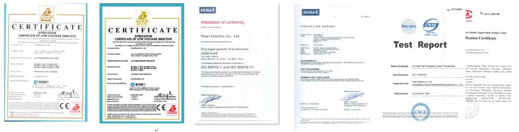 Certificates and Testing