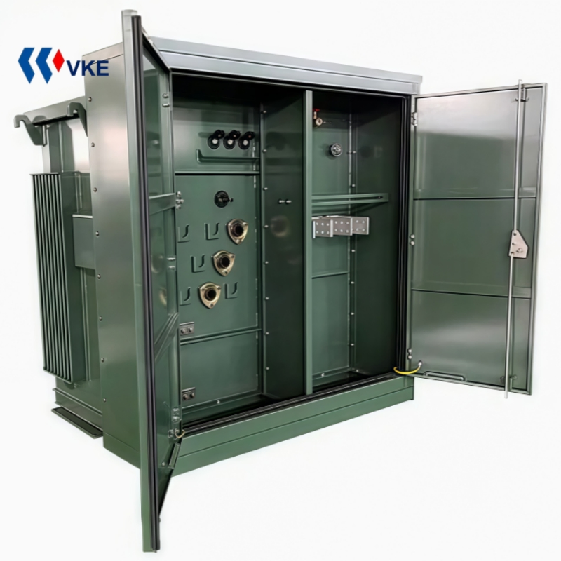 Three Phase 500/750kVA ANSI/IEEE Standard 1000/1250/1500kVA Pad Mounted Transformer 2000kVA 13200V/440/220V