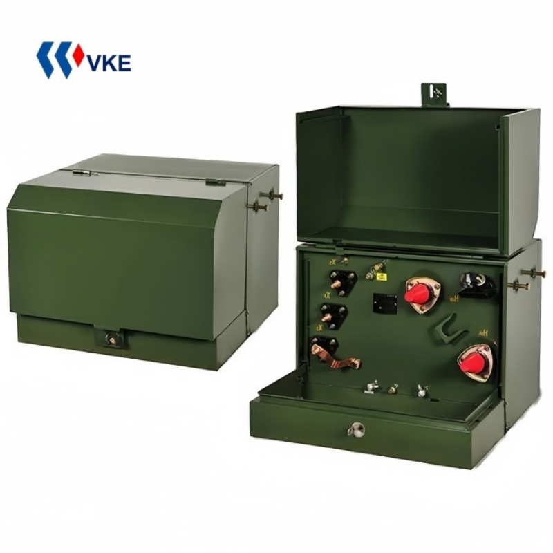 2025 Vke Factory Price 75kVA 13.2kv Single-Phase Pad Mounted Transformer 100kVA 167kVA