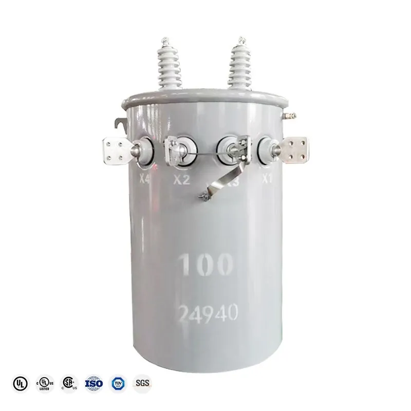 Single Phase Oil Immersed Pole Mounted Distribution Transformer