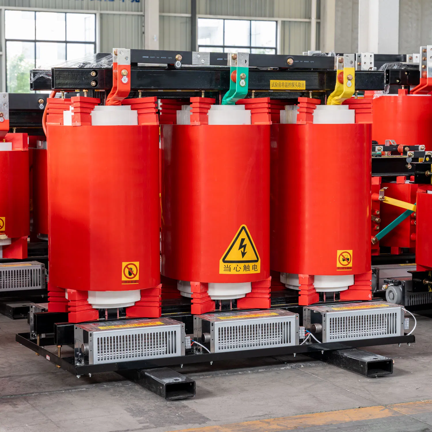 6.3kv 10kv 33kv to 0.4kv 50/100/200/400/630/800/1000/1250kVA Cast Resin Three Phase Electric Dry Type Step Down Distribution Transformer