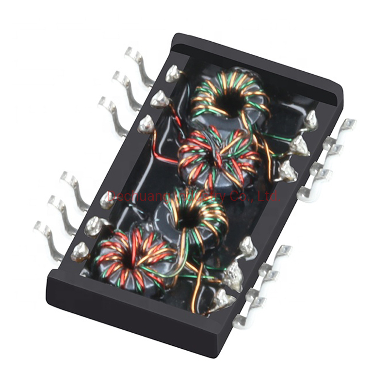 Original Hx1098nl 16pins Gigabit Ethernet Module Magnetic Filter Toroidal LAN Transformer