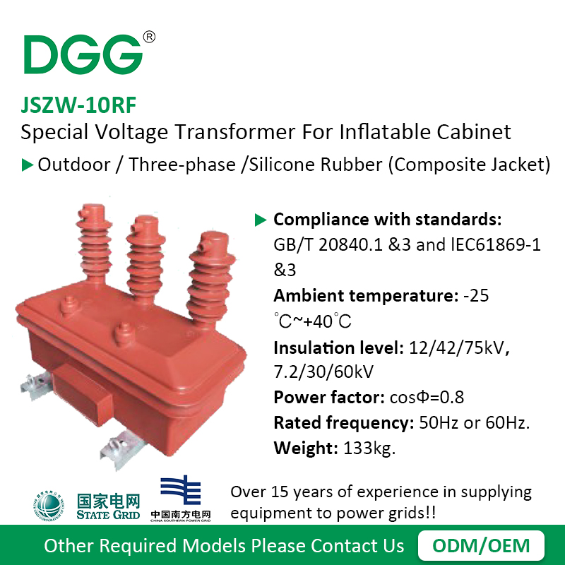 Dgg Special Current/Voltage Transformer for Inflatable Cabinet for Substation Use