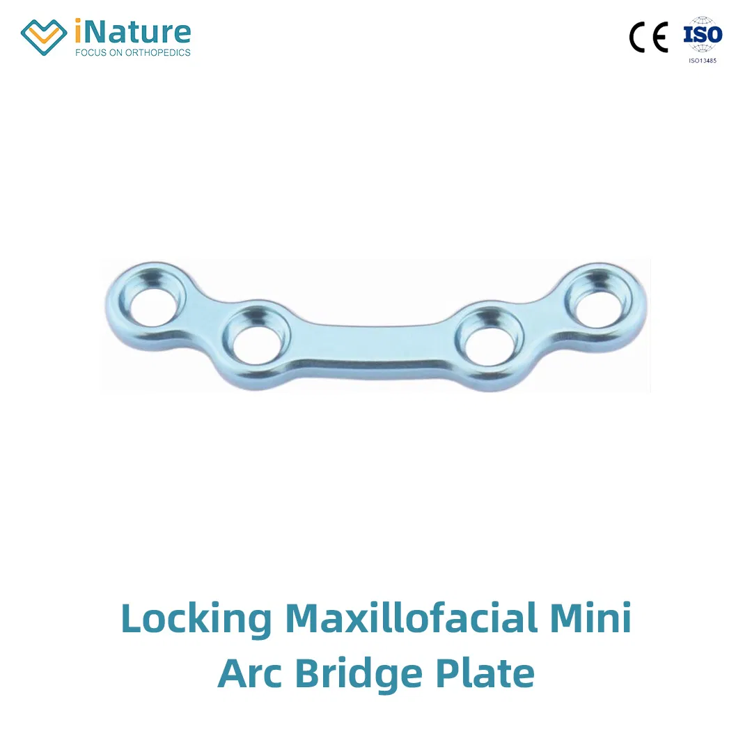 1.0mm Titanium Plate Maxillofacial Mini Locking Plate Micro Plate Implant