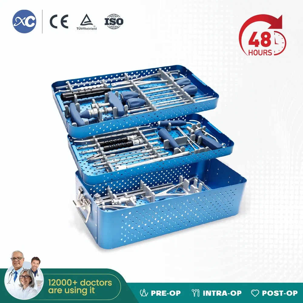 Xc Medico Orthopedic 6.0mm System Spinal Pedicle Screw System Surgical Instrument Set