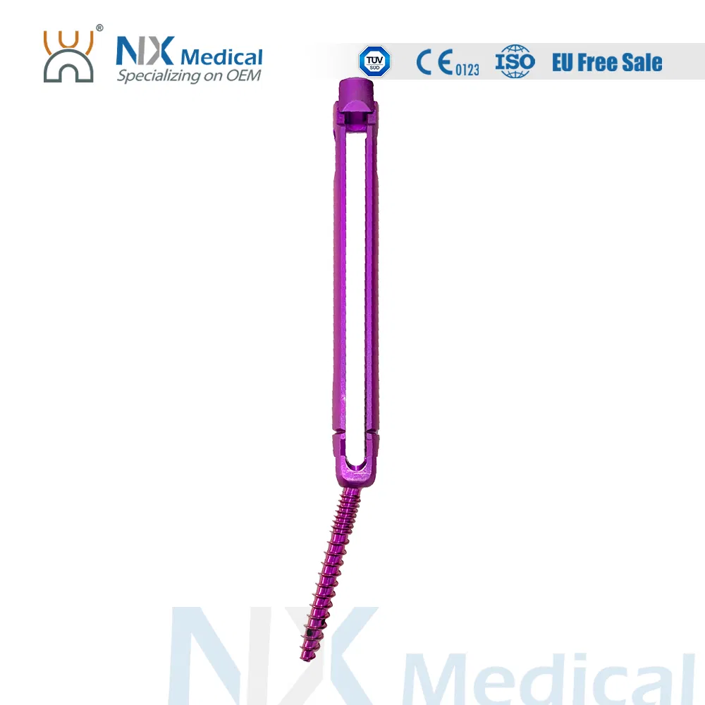 Nx Medical Titanium Cannulated Bone Cement Pedicle Screw Bone Internal OEM ODM