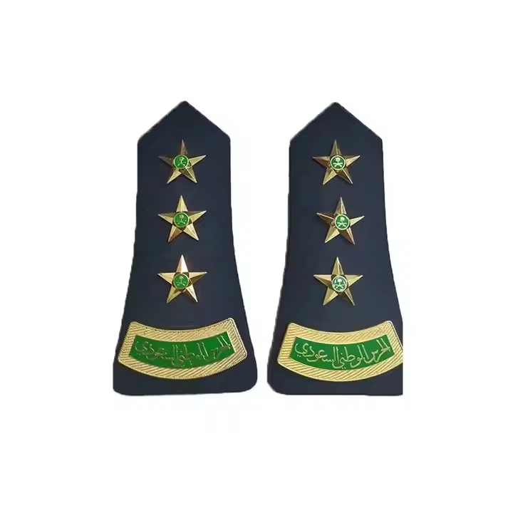Custom Logo Lapel Pin Epaulet Uniform Shoulder Badge Security Epaulette