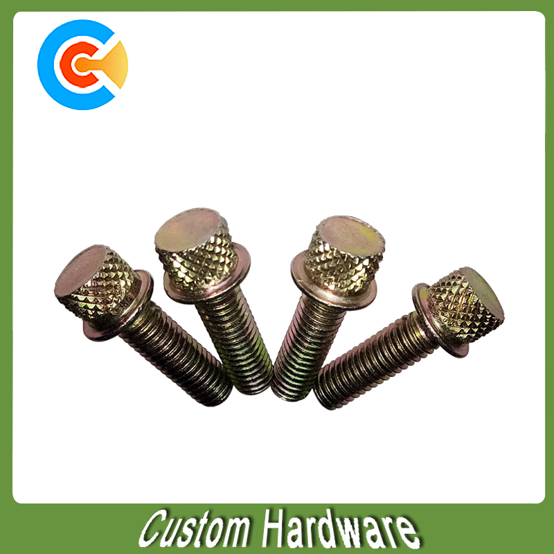 SS304 Carbon Steel Knurled Head Thumb Screw