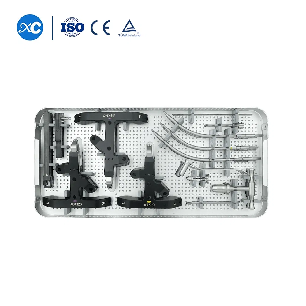 CE &amp; ISO Orthopedic Implants Trauma Expert Retrograde Tibial Intramedullary Nail Instrument Set