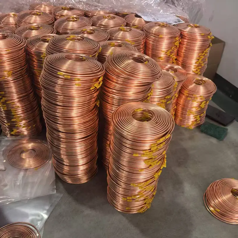 Wholesale China Suppliers Factory for High-Precision Copper Alloy Capillary Coil and Straight Tube for Air Conditioning Applications Supplier, Factories