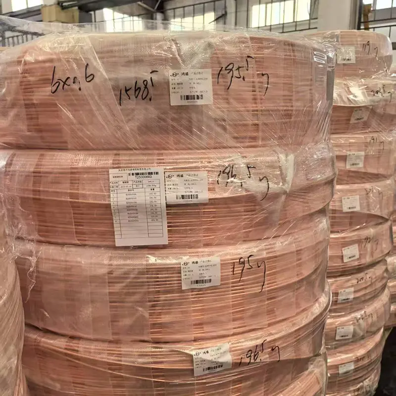 Wholesale Rolling Bundy Tube Copper Pipe for Fridge Coiling air Conditioner Tube Suppliers, Factories