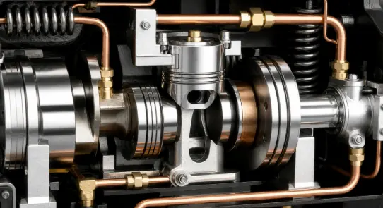 Refrigeration Compressor Side View