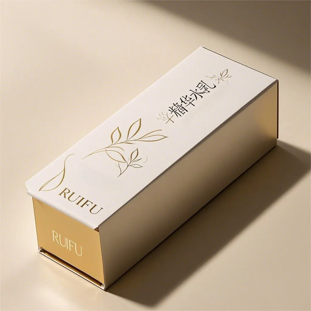 Dropshipping Elegant White Gift Box Cosmetic Food Container Recyclable Cardboard Beauty Product Packaging