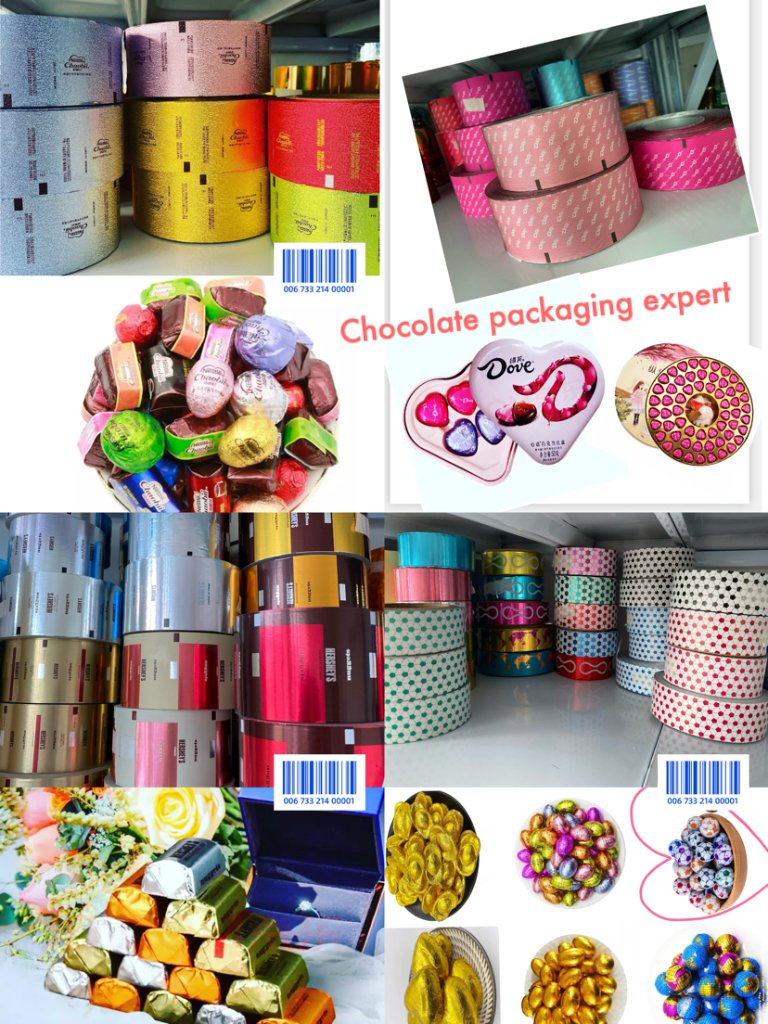 Chocolate Packaging Chocolate Bar Chocolate Egg Chocolate Ball Aluminum Foil Candy