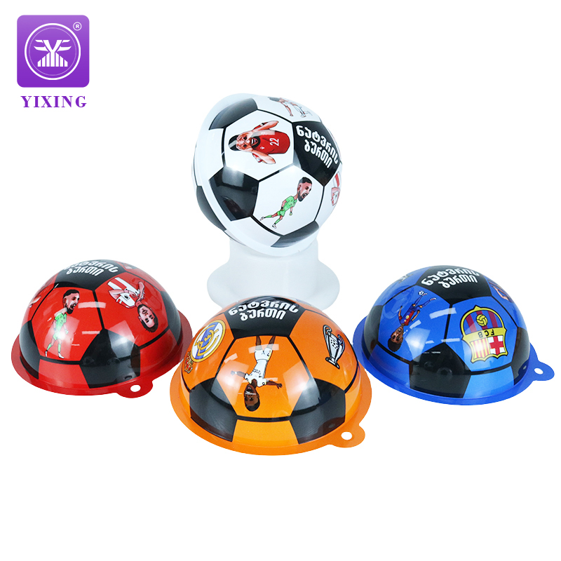 Customized Shape Blister Packaging Box Candy Toys Round Football Surprise Egg Packaging for Chocolate