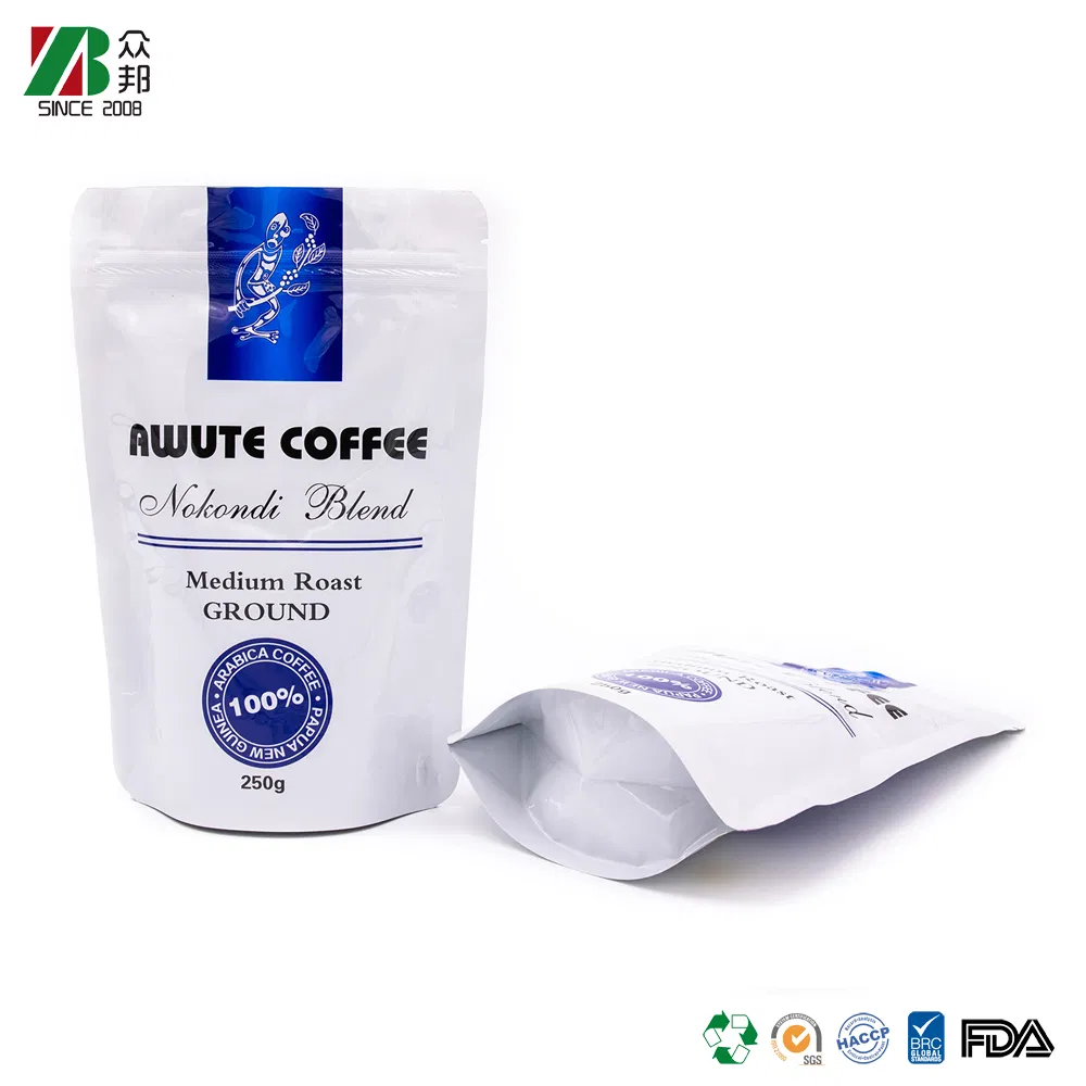 Factory Price Custom Food-Safe Zipper Packaging Heat-Seal Coffee/Tea Packing Bag Food Packaging