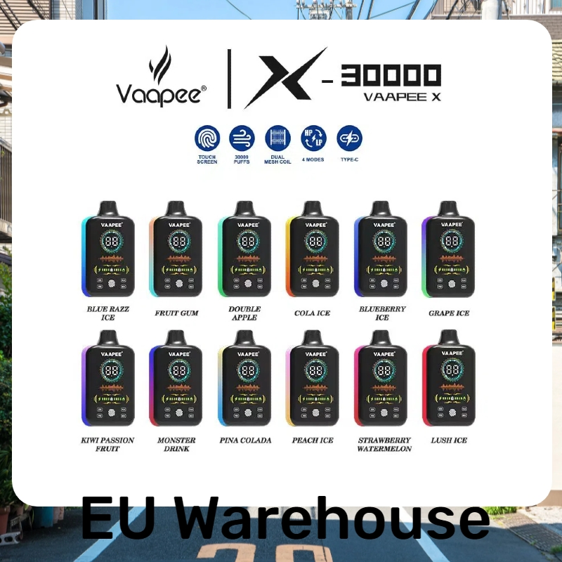 EU Warehouse Vapanda Vaapee 30000 40000 Puff Bar Wholesale I Vape Pod Vaper E Cig Disposable Electronic Cigarette Vaporizer Shisha E Hookah Charger Vaper