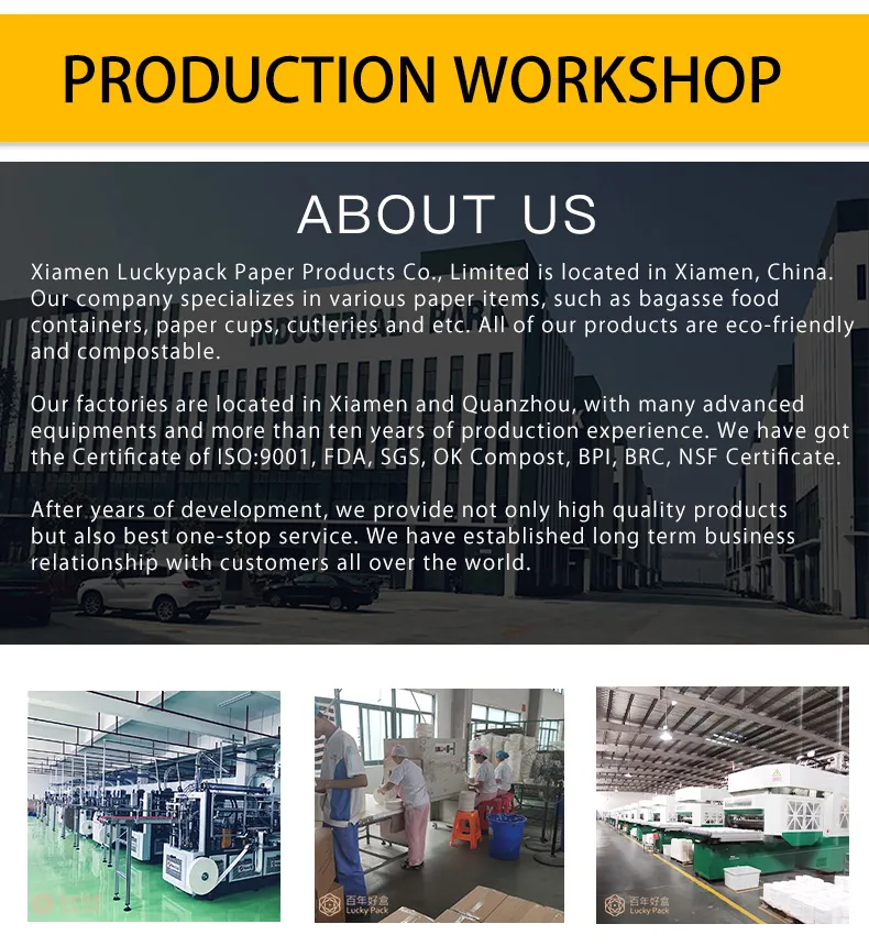 Bagasse Food Packaging