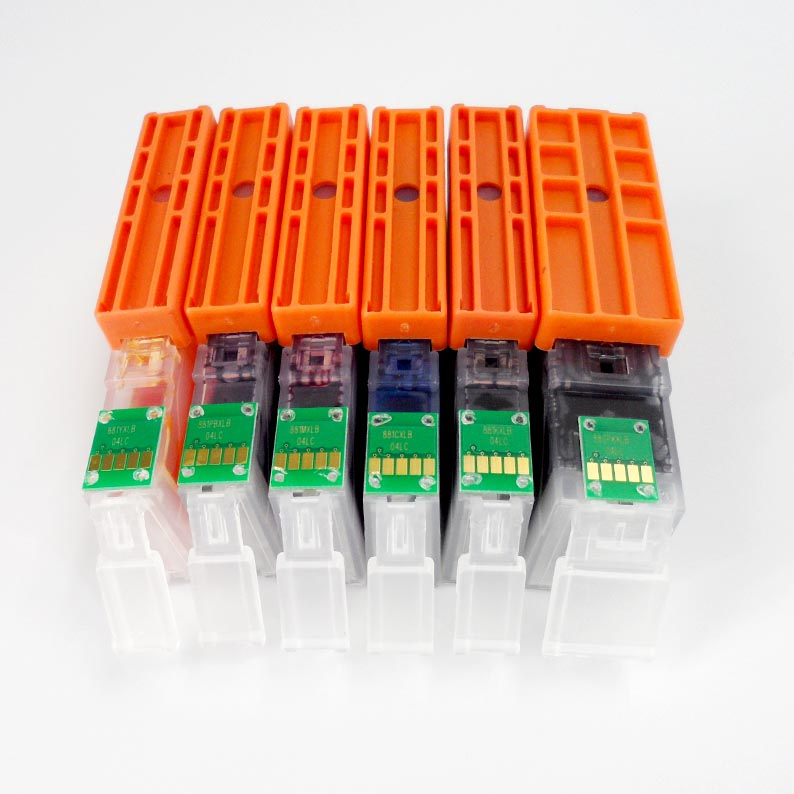 Canon Pgi 580 Cli 581 Refillable Ink Cartridge with Reset Chip for Canon Pixma Tr7550/Tr8550/Ts6150/Ts8150/Ts9150/Ts9155 Inkjet Printers