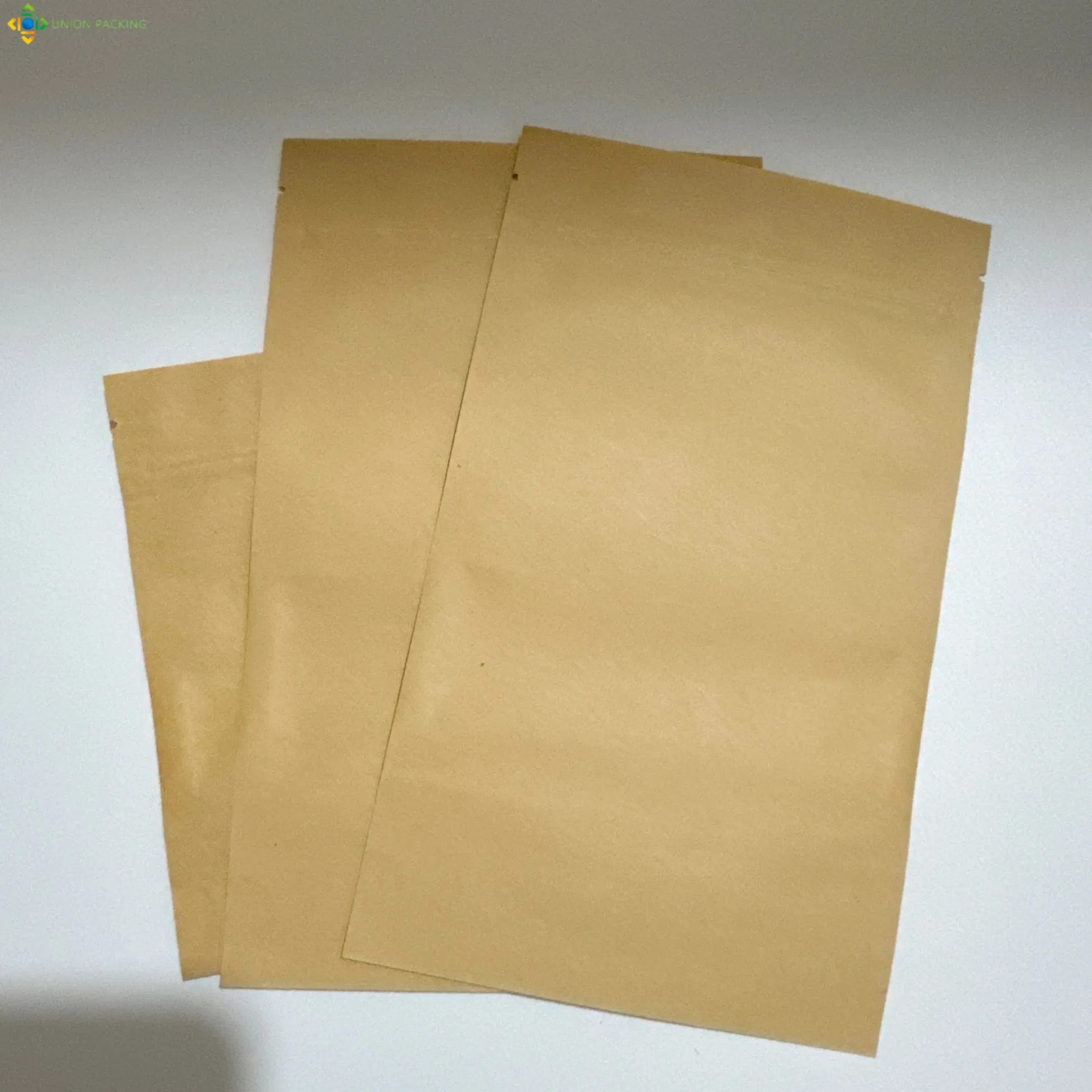 Food Product Packaging with Kraft Paper, Stand up and Window Features